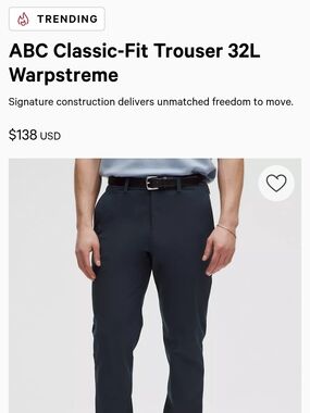 Classic-Fit Trouser Dark Navy